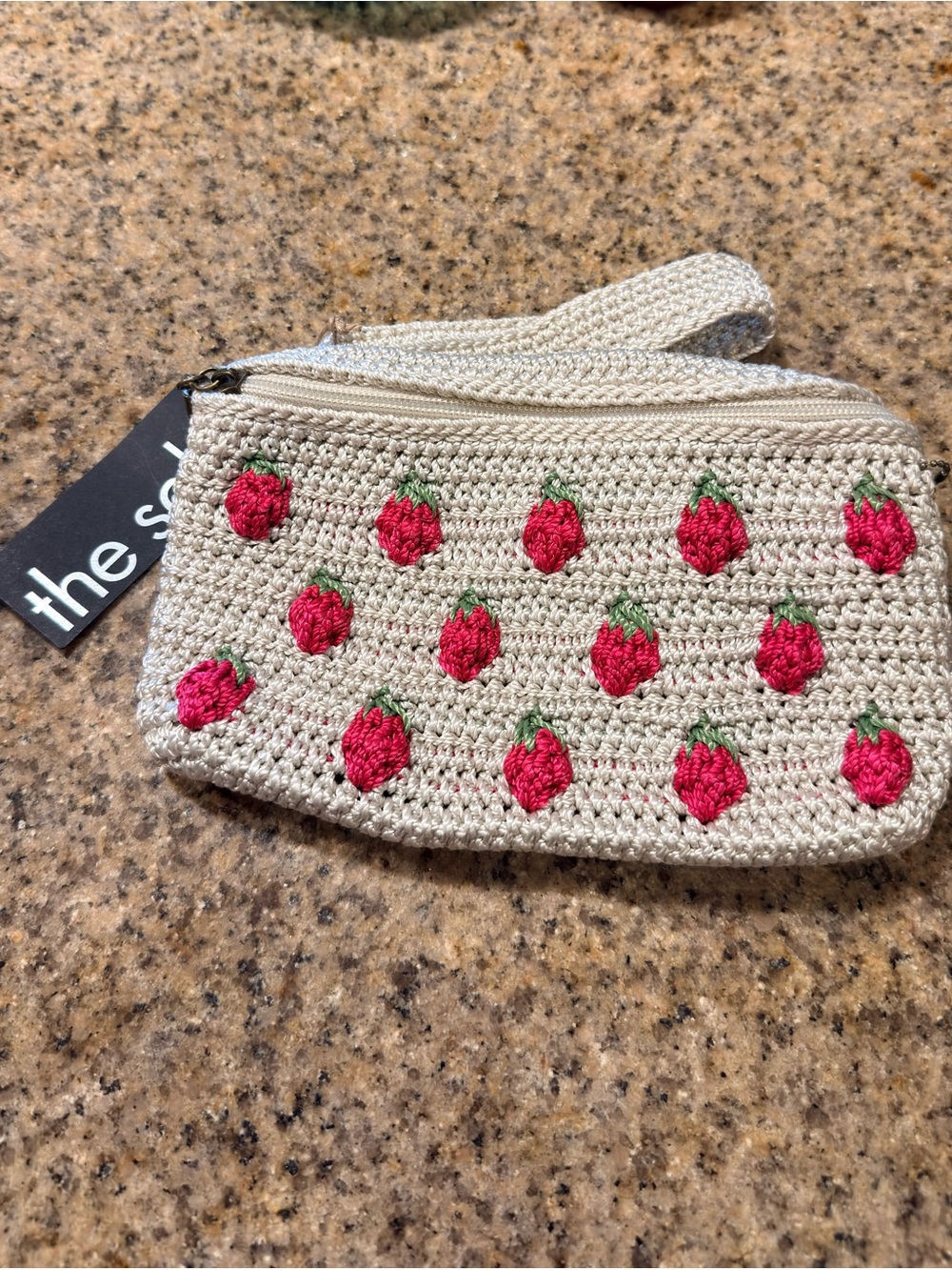 The Sak: Woven Belt Bag in Natural Cream